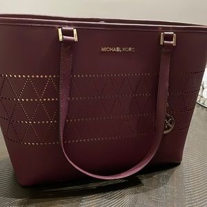 Michael Kors Maroon tote